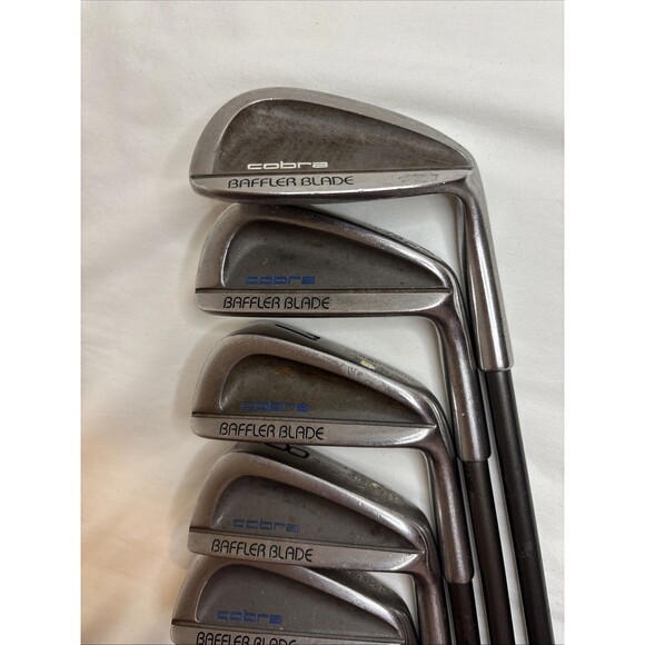 Cobra Baffler Blade AMS 5355 RH Iron Set 5-9, S, P Graphite Shafts Super Seniors - Picture 7 of 14